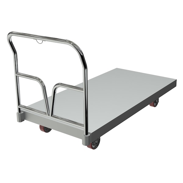 Silver Aluminum Sheet Deck Platform Truck 30 x 60